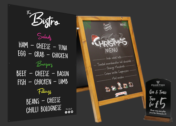 Ресторанные доски мела