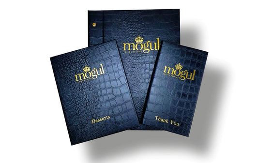 Канберра переработанные кожаные обложки меню