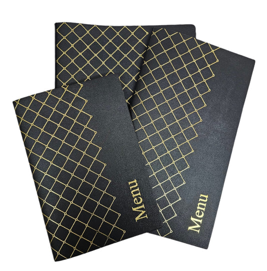 Cardiff Geometric Menu Cover