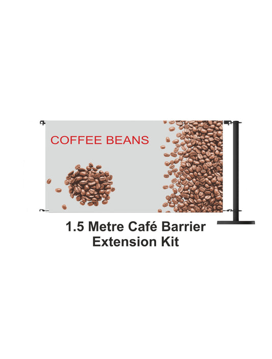 Комплект для удлинения барьера кафе на 1,5 метра