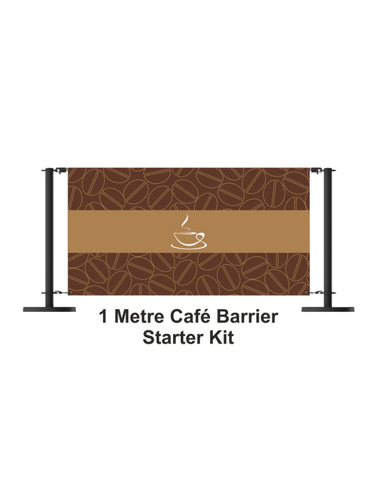 Стартовый комплект барьера кафе длиной 1 метр