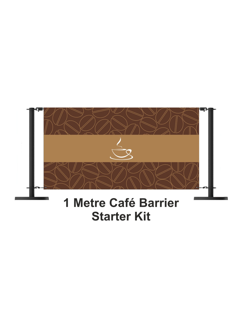 Стартовый комплект барьера кафе длиной 1 метр