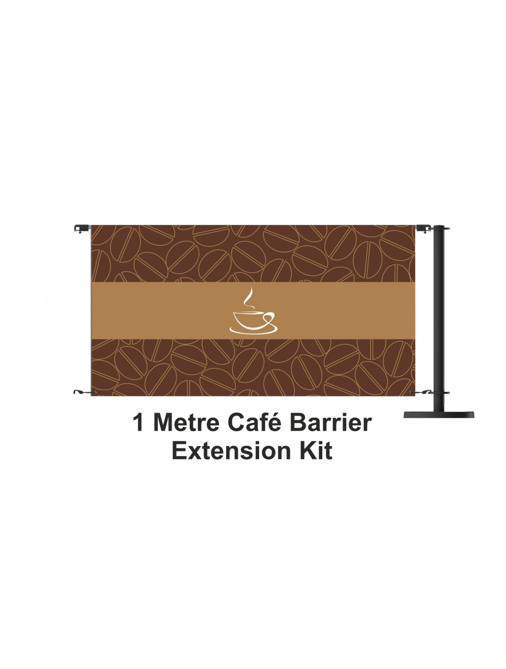 Комплект для удлинения барьера кафе на 1 метр