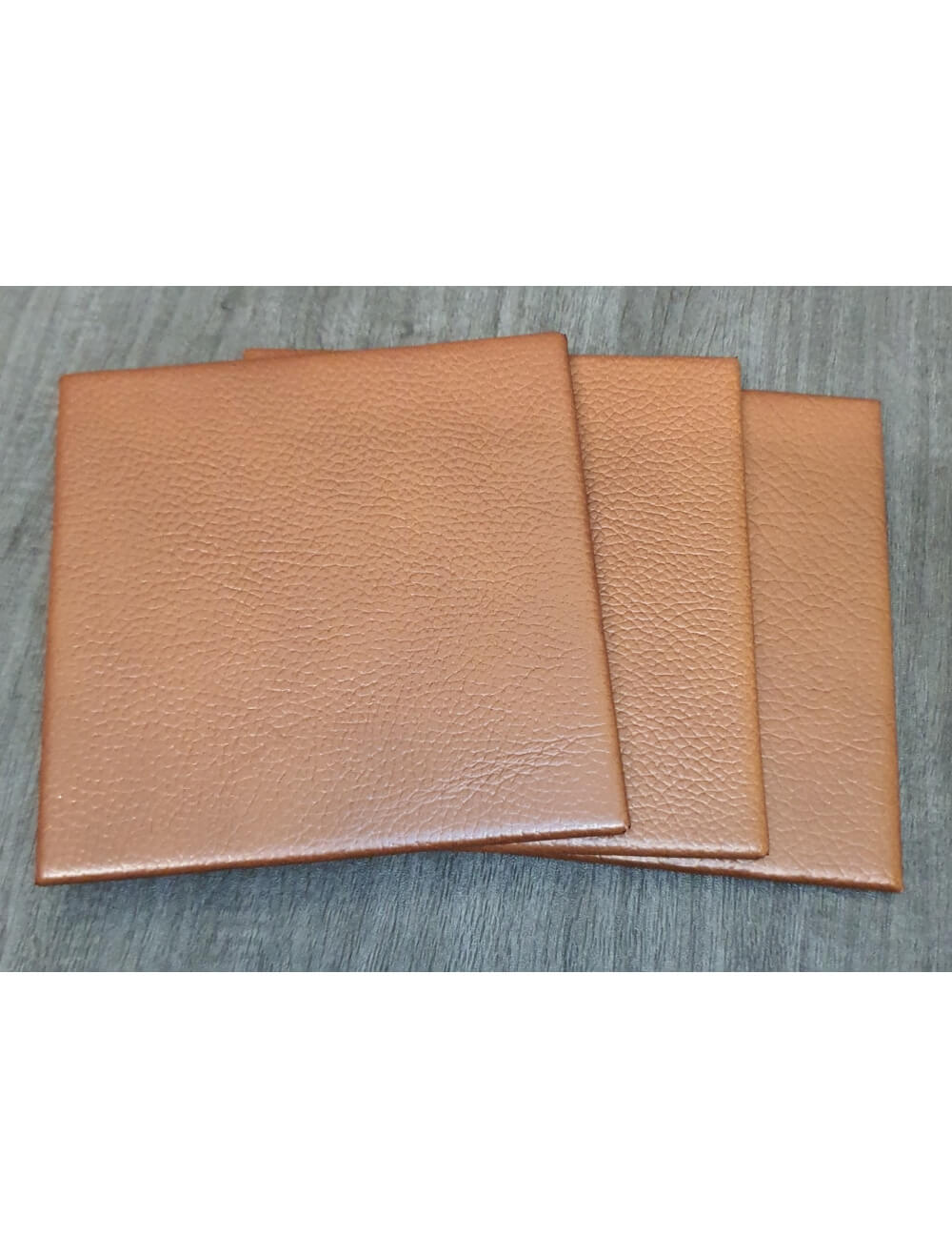 Castagna Shelly Leather Coaster- 10cm Sq (распродажа)