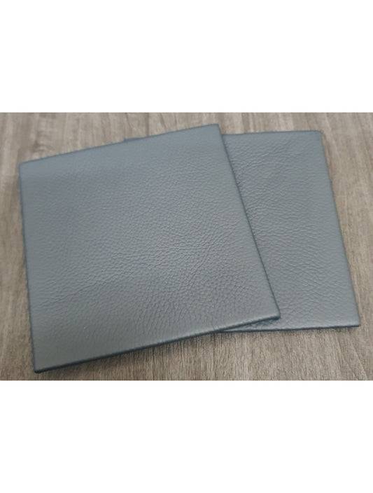 Suffolk Blue Shelly Leather Coaster- 10 см SQ (продажа)