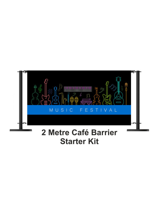 Стартовый комплект барьера для кафе длиной 2 метра