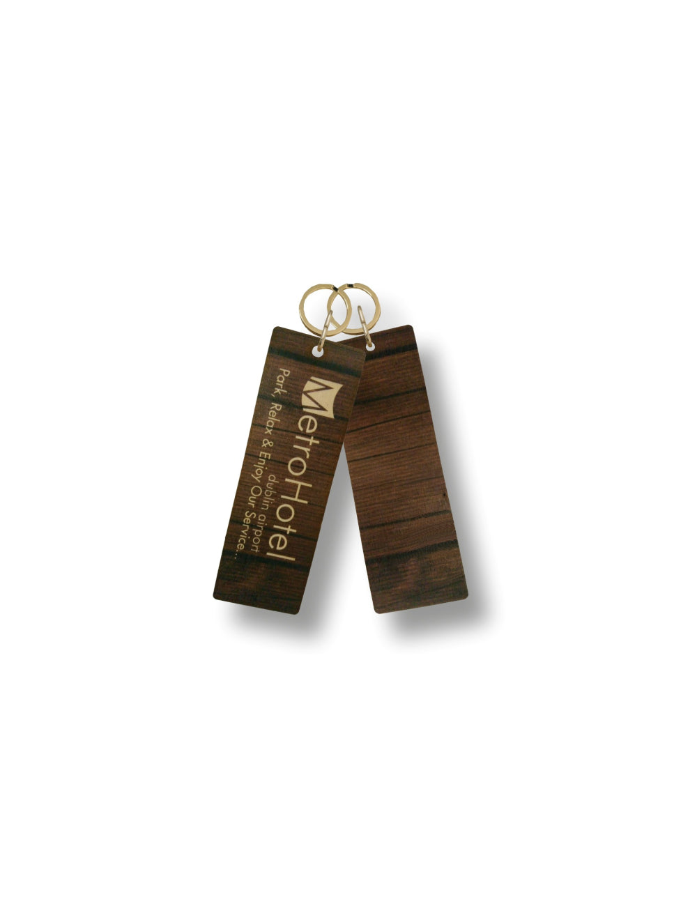 Шоколадные деревянные бирки для ключей