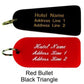 Key Fobs - Engraved Acrylic - 4 Solid Colours - bhma