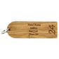 Key Fobs - Engraved Oak Veneer Wood - bhma